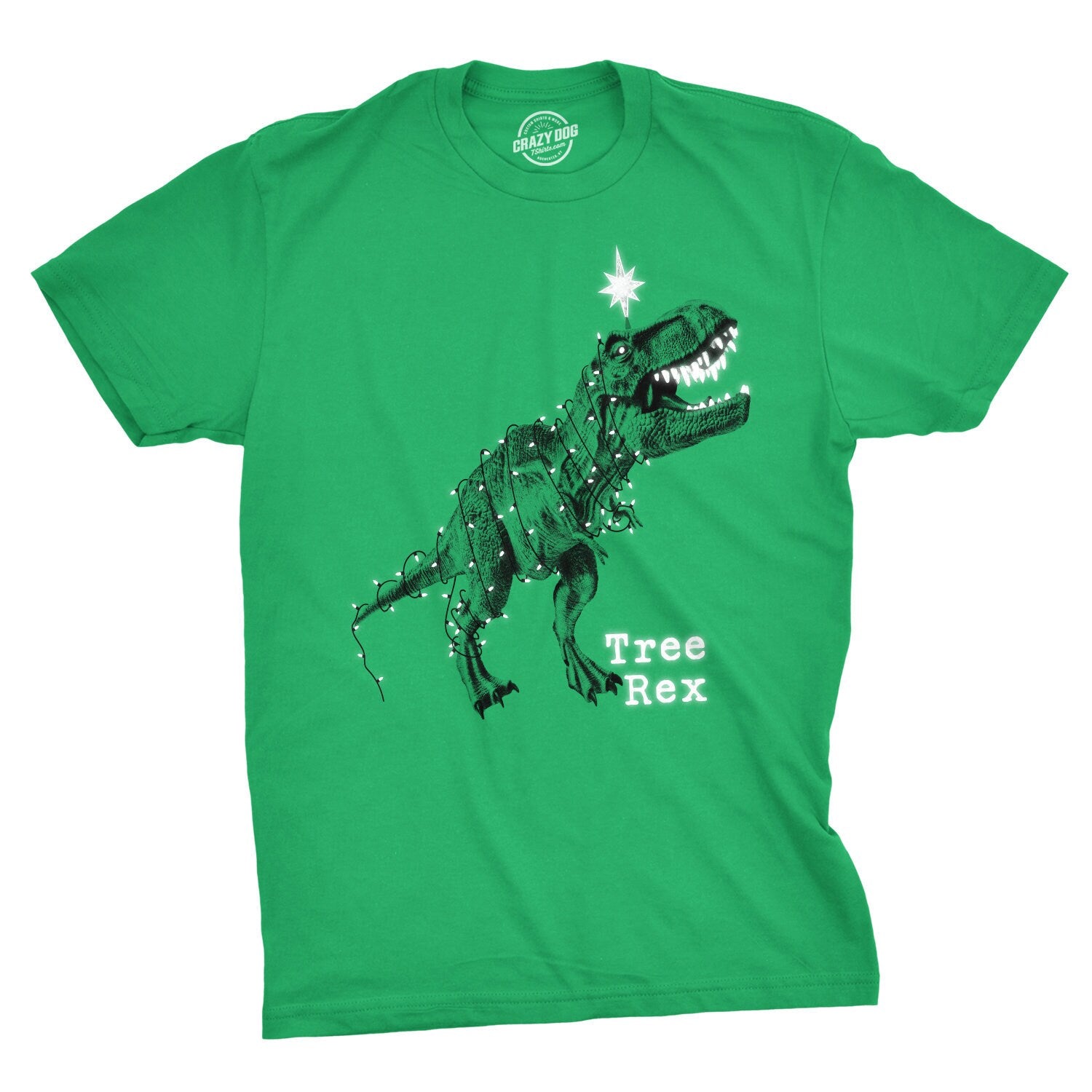 T Rex GLOW INK shirt, Funny Tree T Shirt, Tyrannosaurus Shirt, Mens Funny Shirt, Funny Christmas Shirts, Nerdy Geeky Shirts, Glowing Shirt