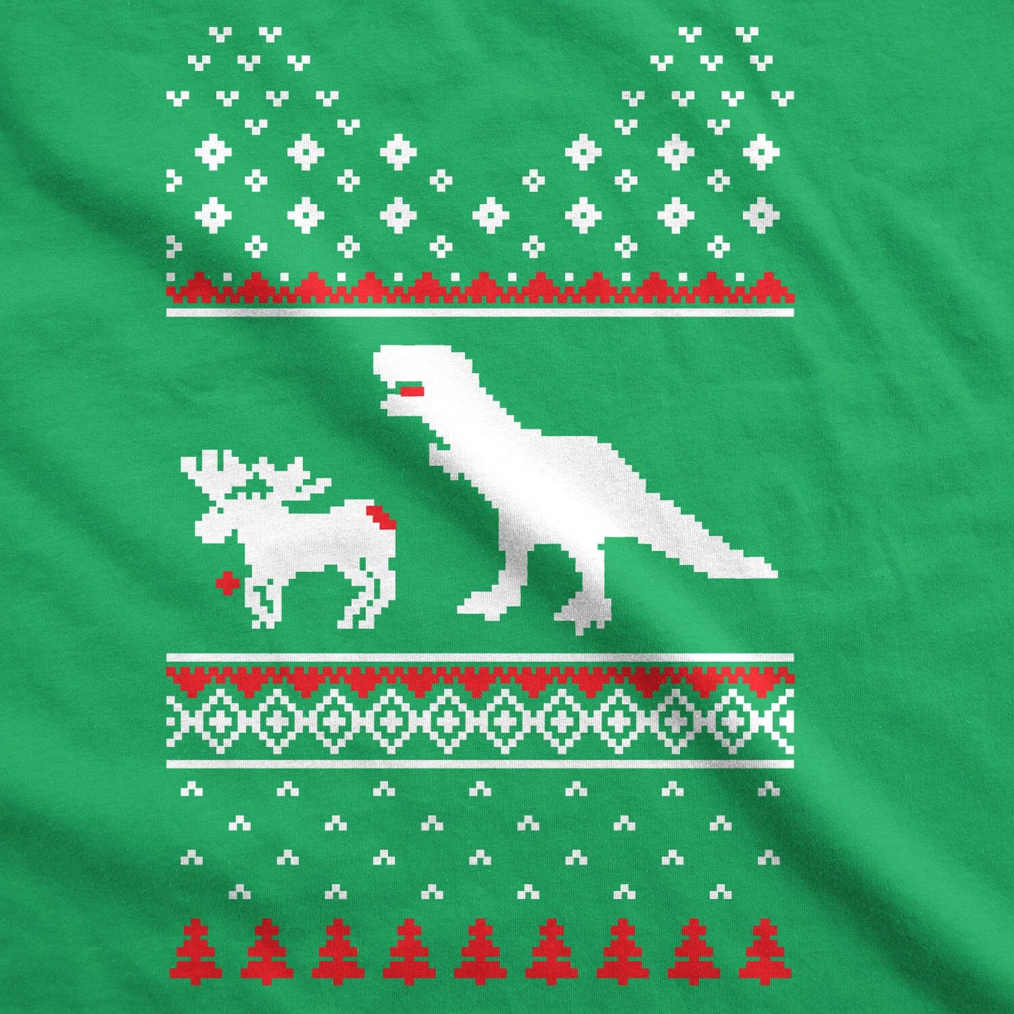 Reindeer Sweater, Ugly Christmas Sweater, Crew Neck Sweater, Tacky Xmas Jumper, T Rex Top, Co Worker Gift, Trex Attack Reindeer