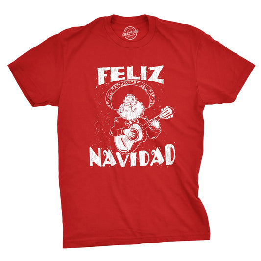 Feliz NavidadT shirt, Christmas Gift, Festive Dad Shirt, Funny Christmas Tees, Family Xmas Shirts, Santa Shirts, Feliz Navidad Amingos