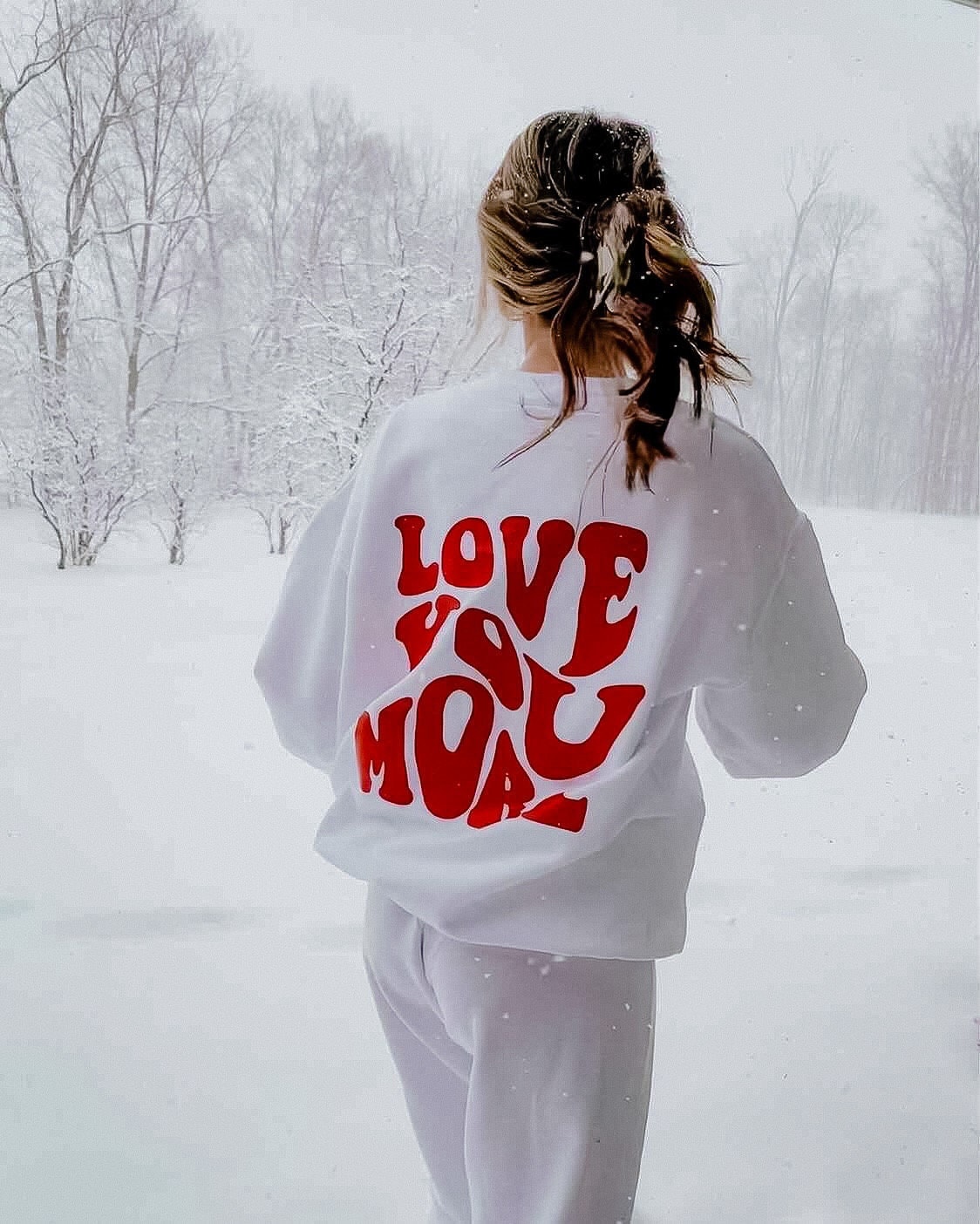 Love you more crewneck | positive crew | Trendy crewneck | crewneck sweatshirt | Loved Hoodie | Pinterest hoodie | Instagram crewneck